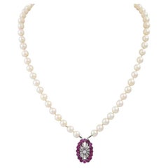 Double Strand Pearl Necklace