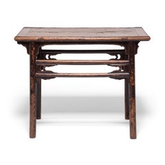 Chinese Double Stretcher Wine Table, c. 1800