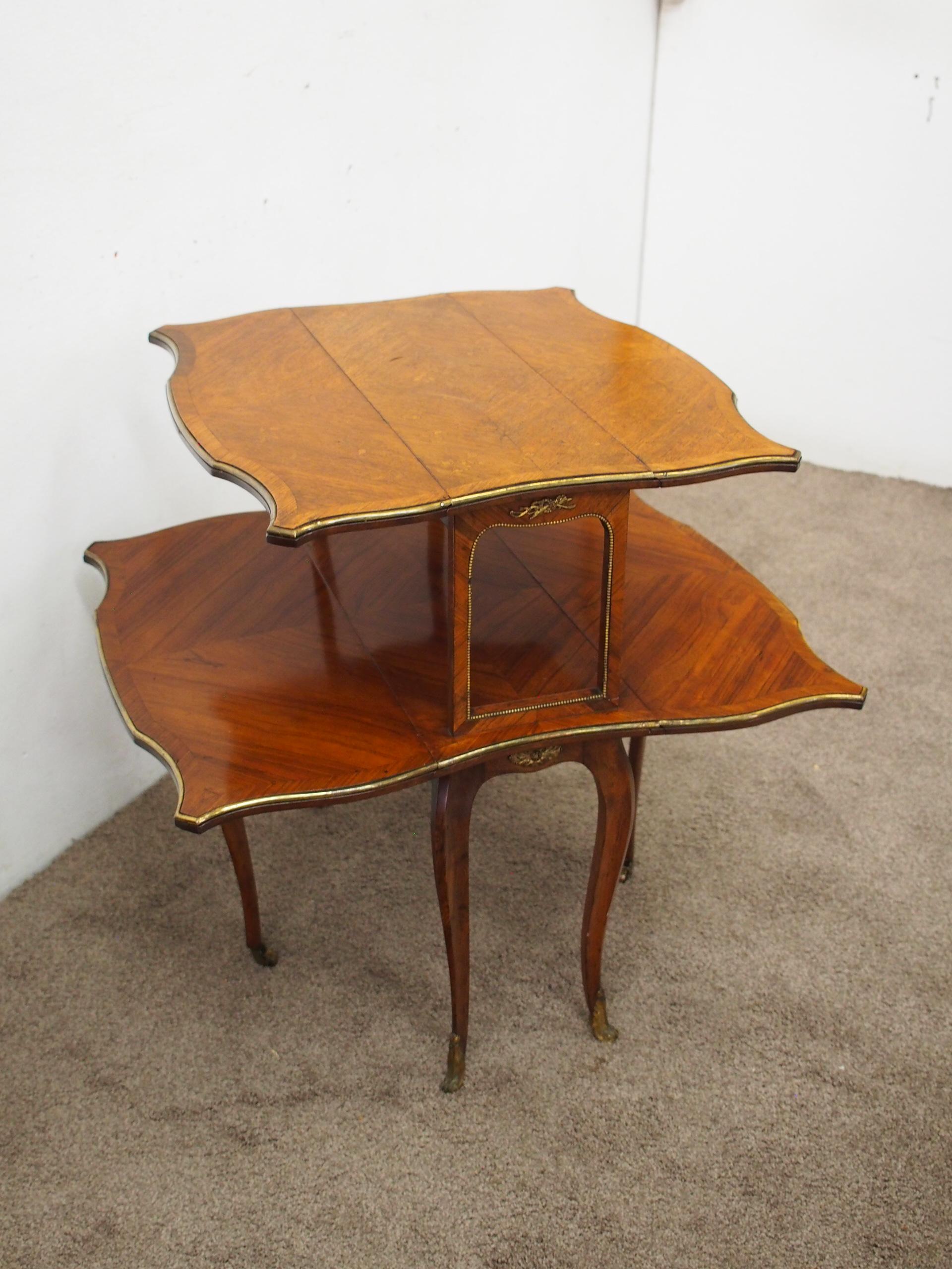 Double Sutherland Tea Table by Morison of Edinburgh, circa 1890 For Sale 1
