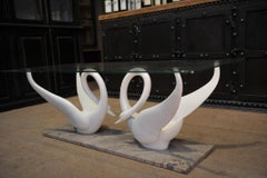 Double Swan Coffee Table by Maison Jansen, circa 1960