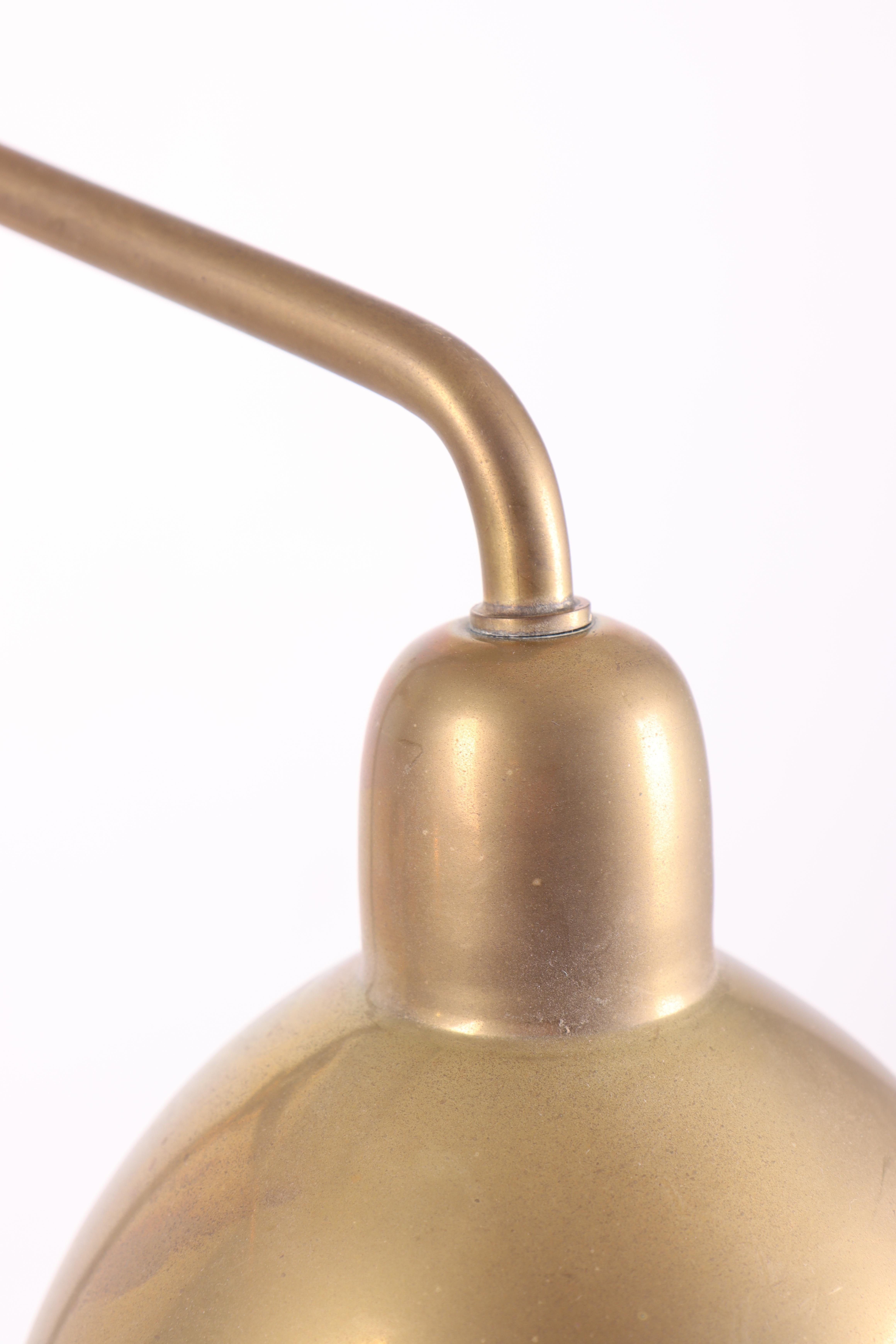 Double Table Lamp in Brass by Louis Poulsen, 1940s For Sale 3