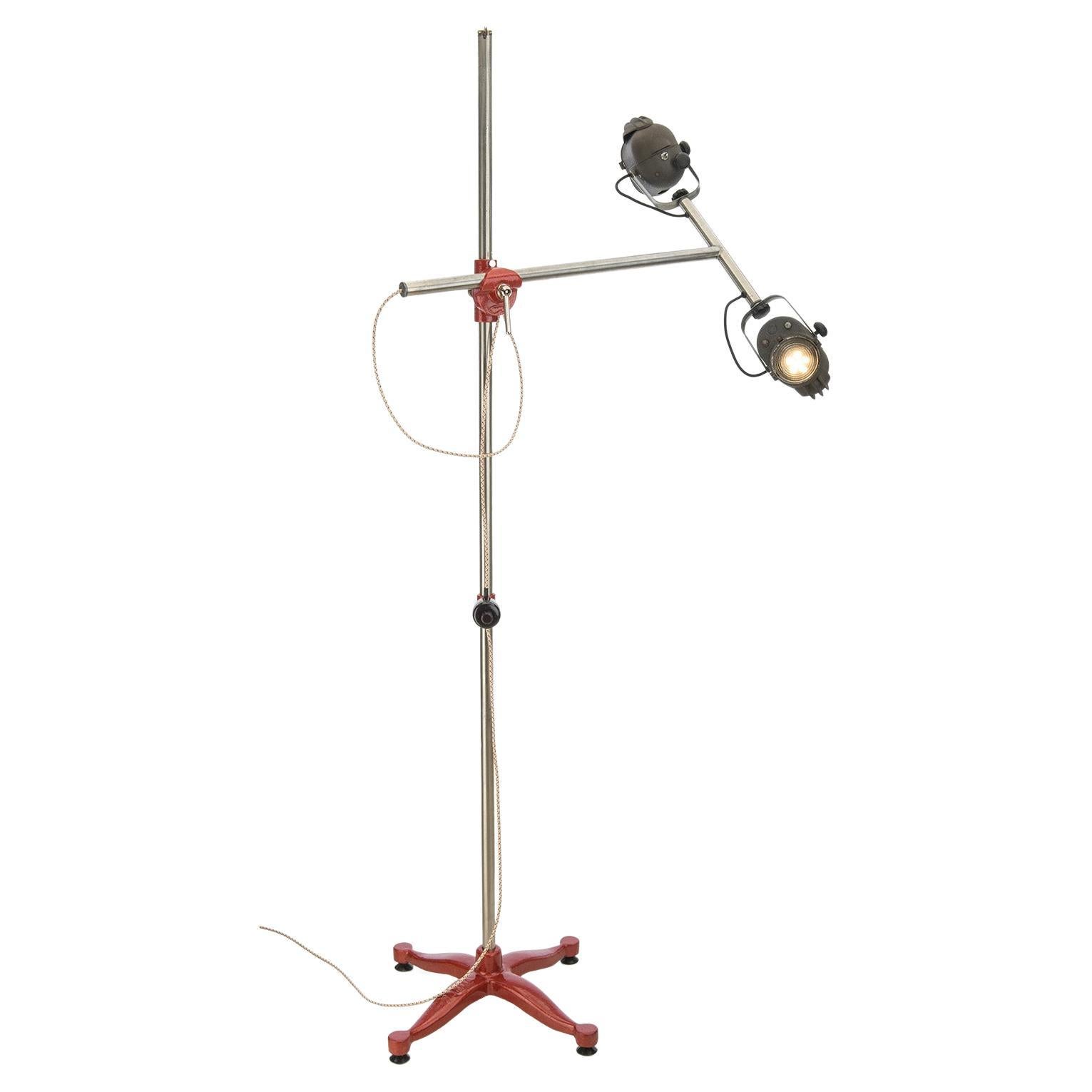 Double Theater Light Stand For Sale