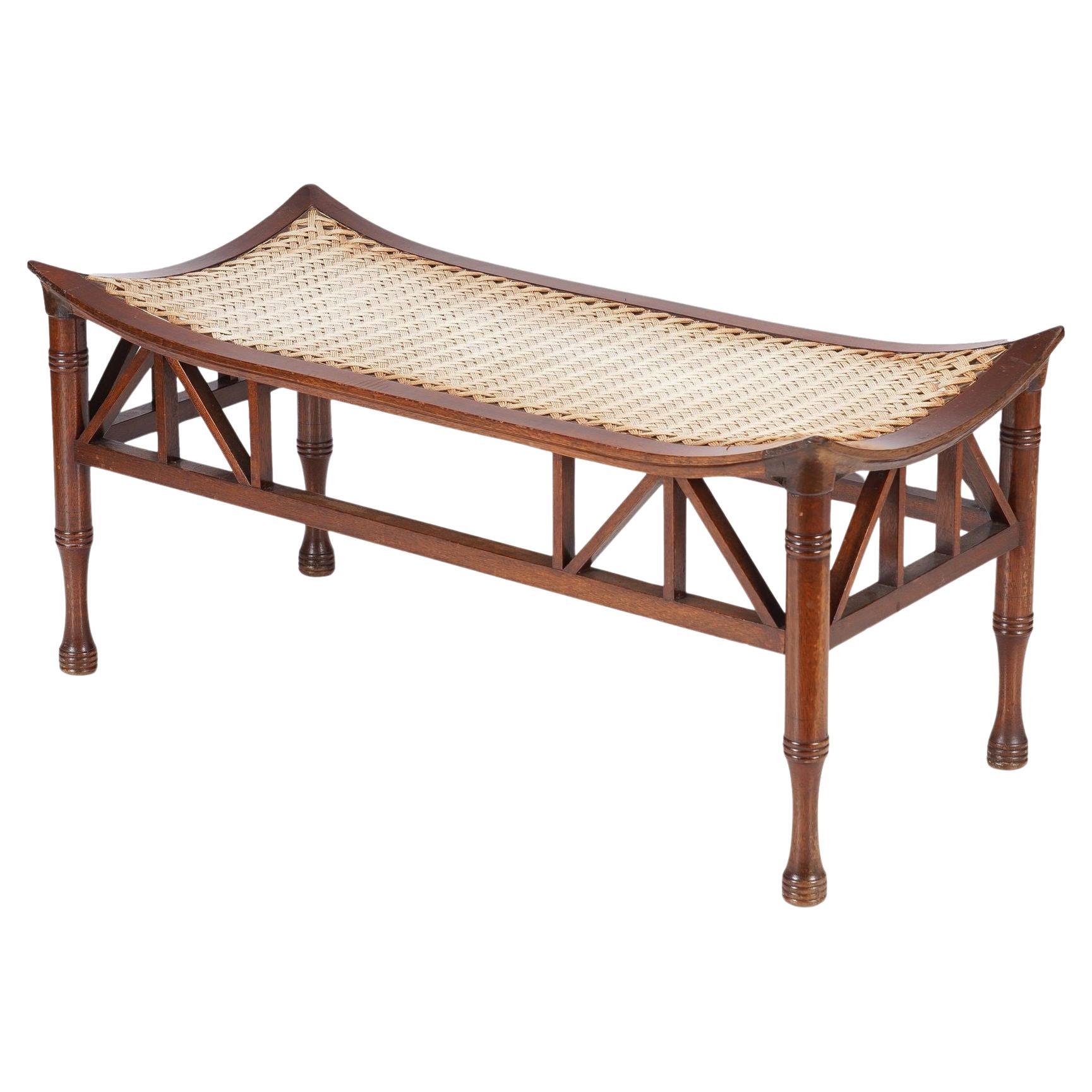 Double Thebes stool by Liberty of London, c. 1870-1900