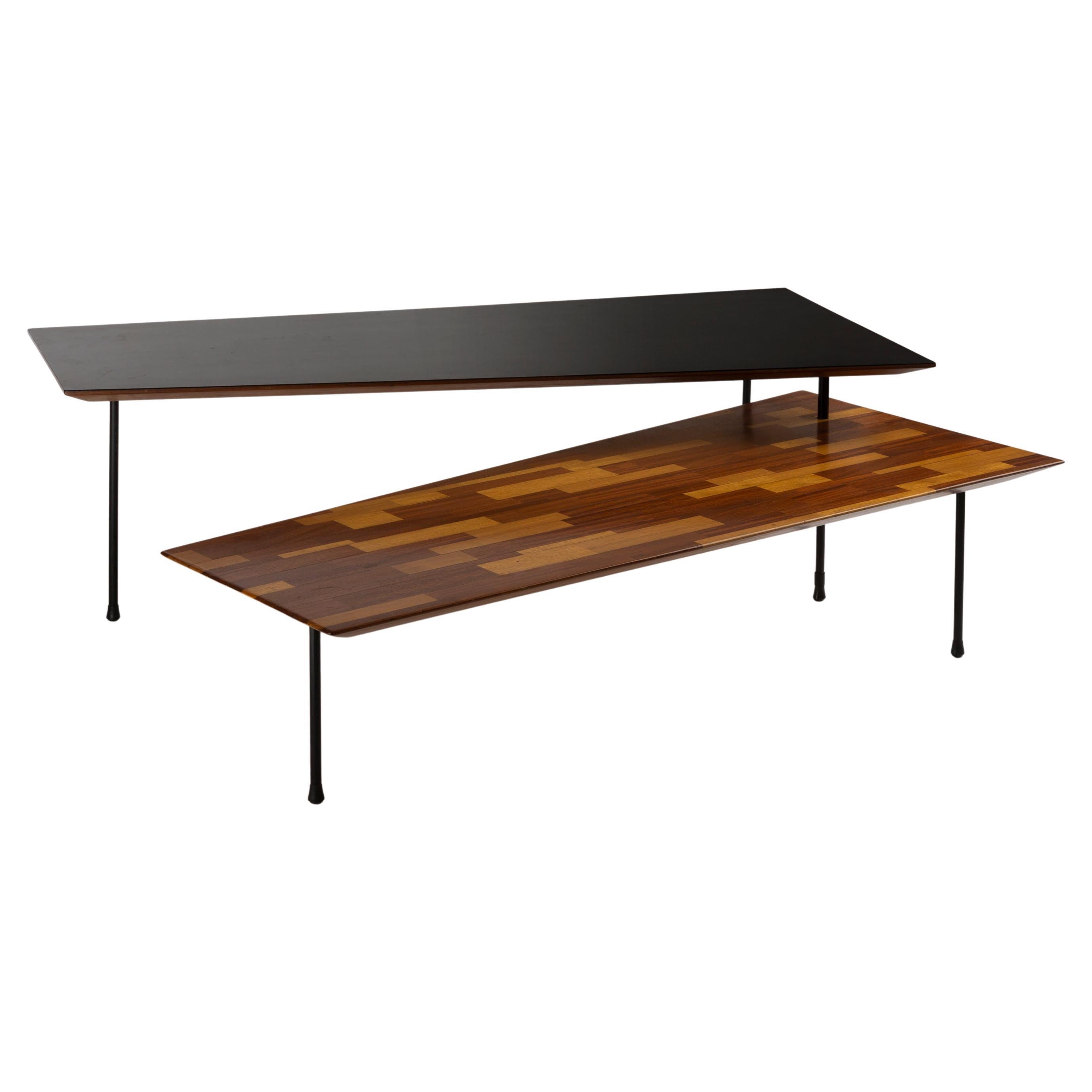 Double Top Coffee Table Attributed to Taichiro Nakai For Sale