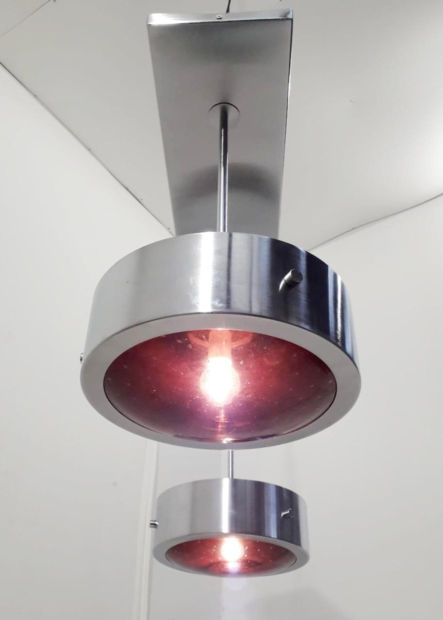 Double Uno Band Flush Mount by Fabio Ltd In New Condition For Sale In Los Angeles, CA