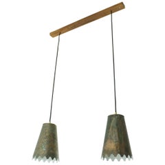 Double Vintage Hanging Lamp, circa 1930s