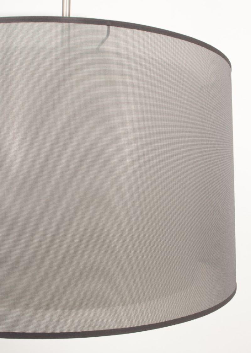 Moderne Lampe suspendue à double tambour mural en vente