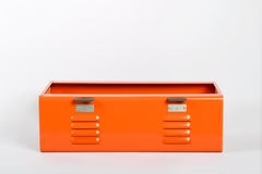 Double Wide Locker Basket in Tangerine, Custom Made to Order