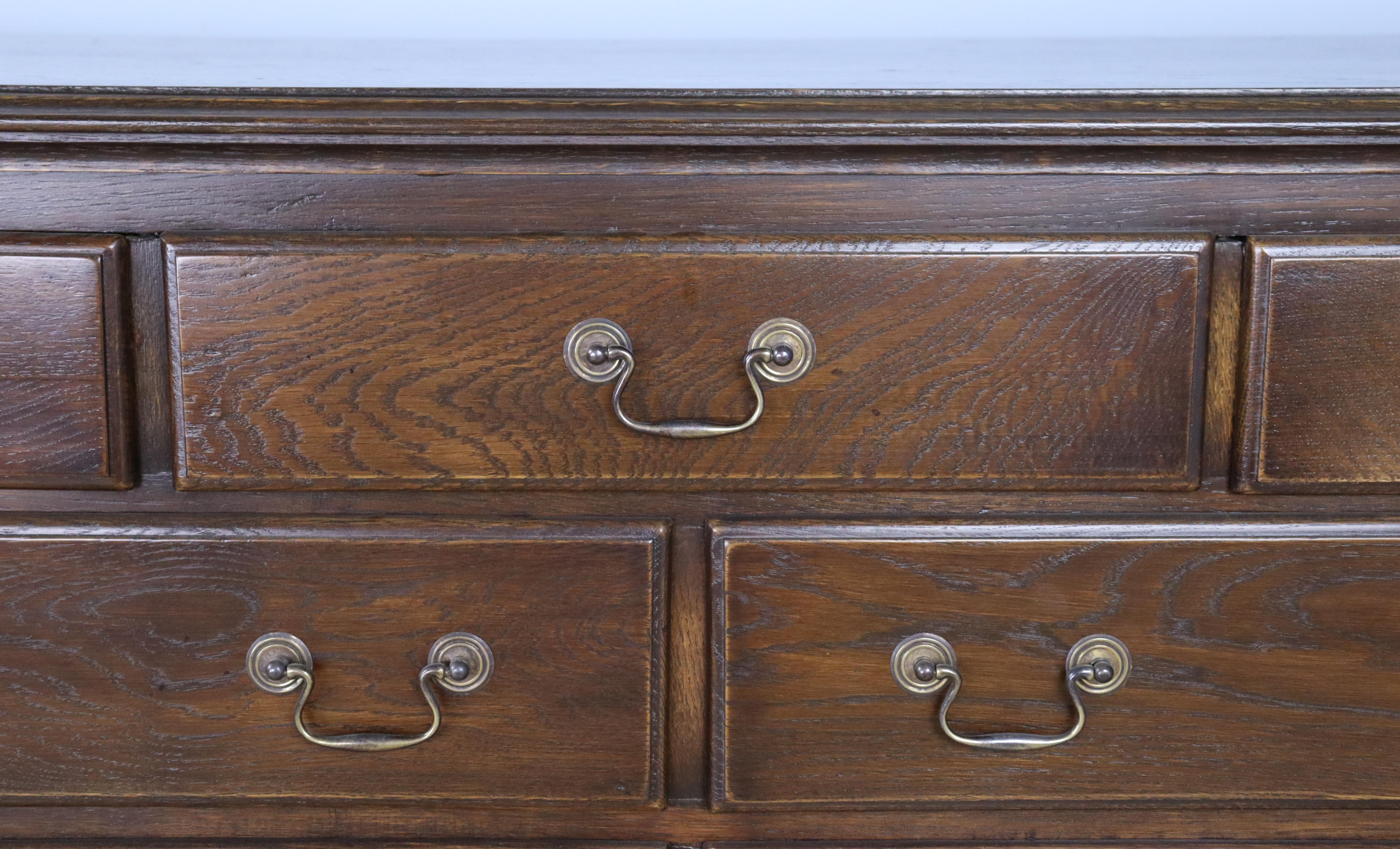 Double Width Oak Chest of Drawers, Custom Made for Briggs House 5