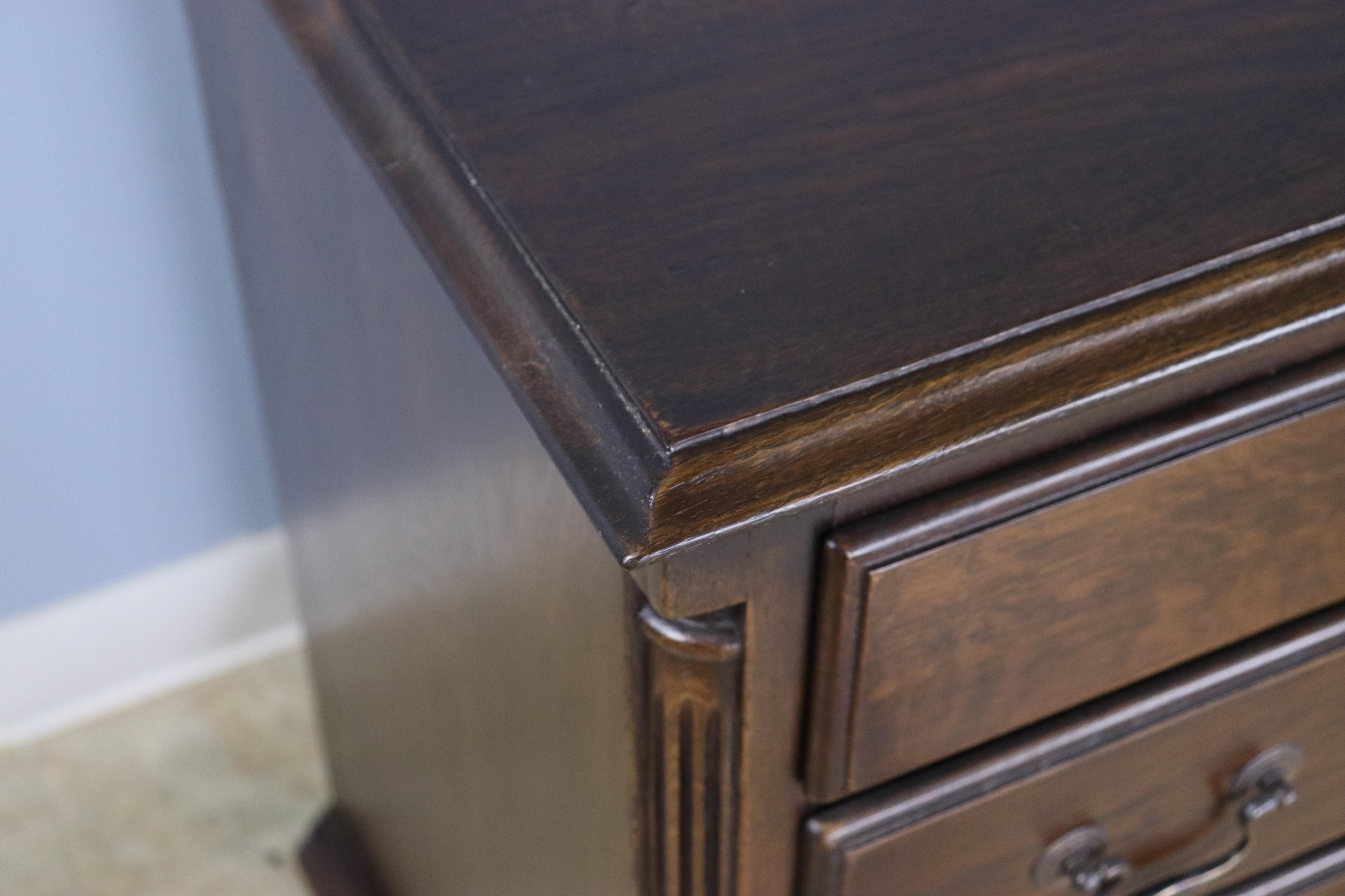 Double Width Oak Chest of Drawers, Custom Made for Briggs House 1