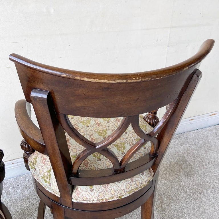 Double X Back Santa Fe Wooden Stools by Woodbridge Furniture Co. For