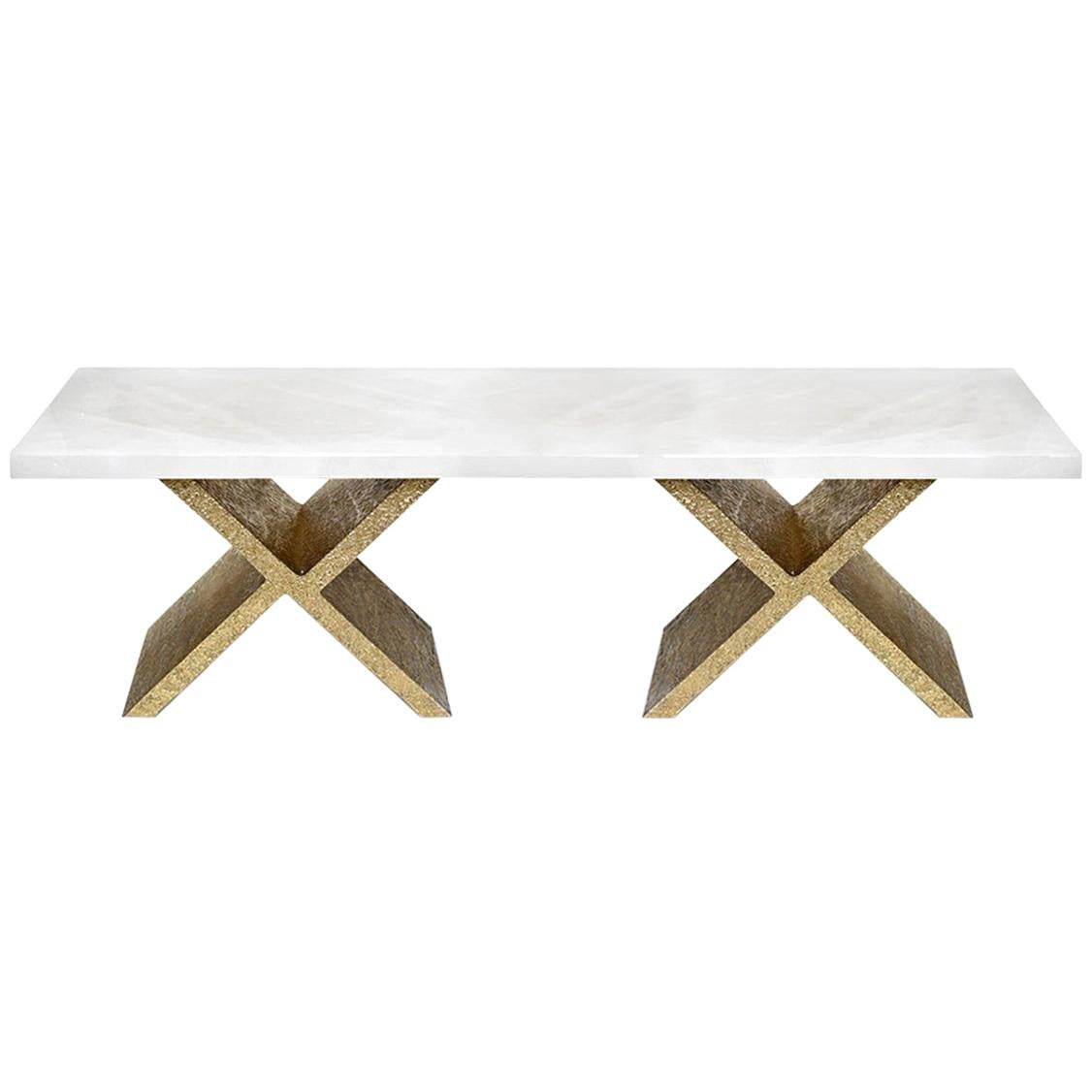 Double X Coffee Table by Phoenix For Sale