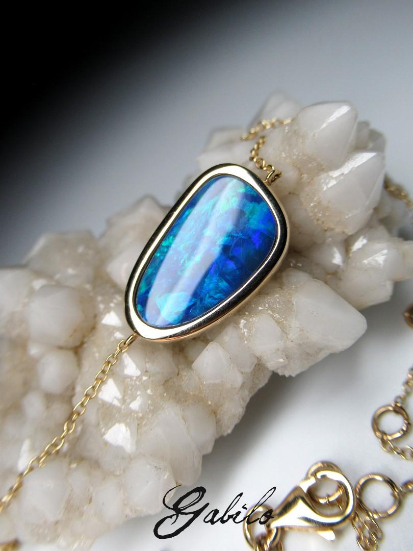 dark blue opal