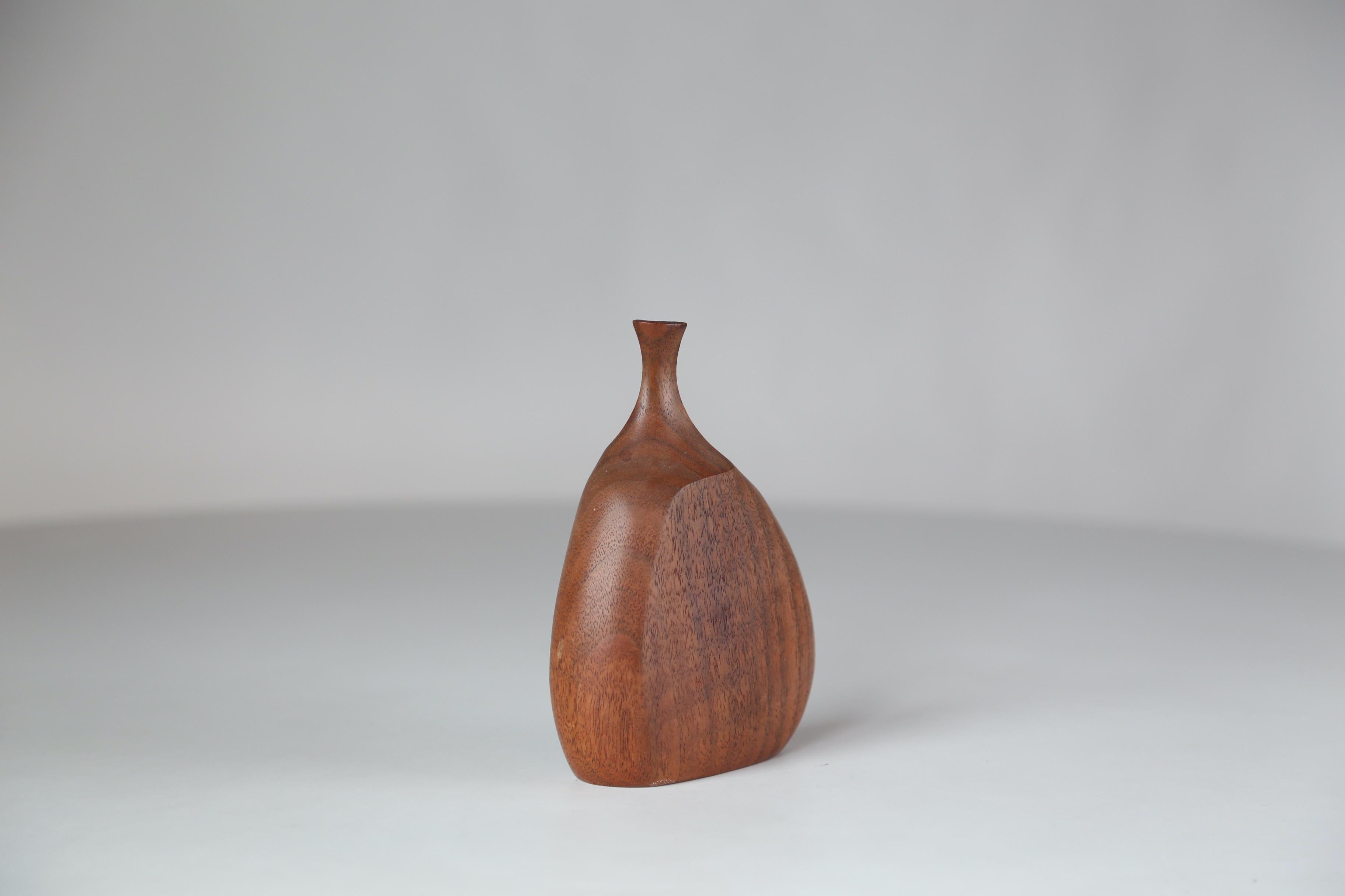 Doug Ayers Biomorphic Wood Weedpot Vase 1