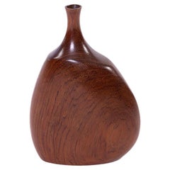 Vintage Doug Ayers Vase in African Bubinga Wood