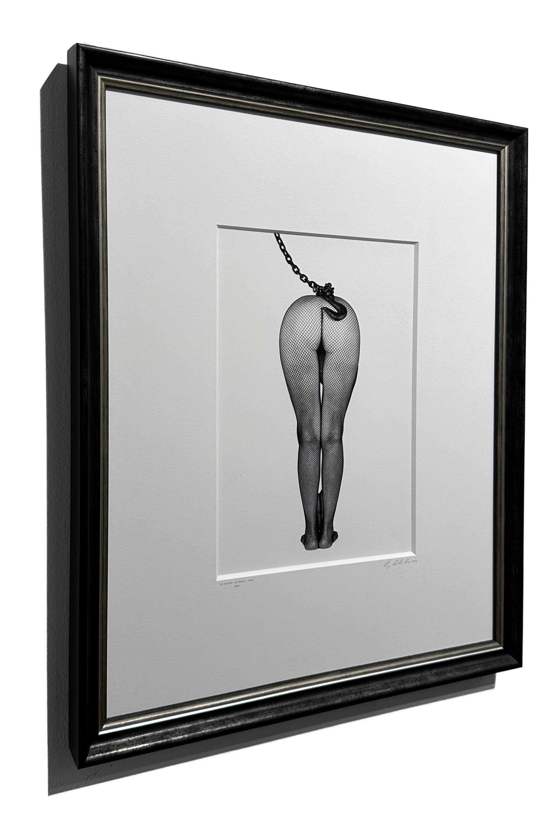 Doug Birkenheuer
A Woman with Hook, 1993
silver gelatin print
14h x 11w in
35.56h x 27.94w cm
4/30
DOB041

Doug Birkenheuer has devoted his talent and vision to photography for over twenty years.  Birkenheuer received his Associates Degree from the