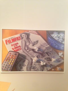 Attack Of The Fifty Foot Woman -- Original Oil Painting -- Please watch video