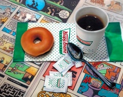 Krispy Kreme (groß signiertes Giclee auf Leinwand)
