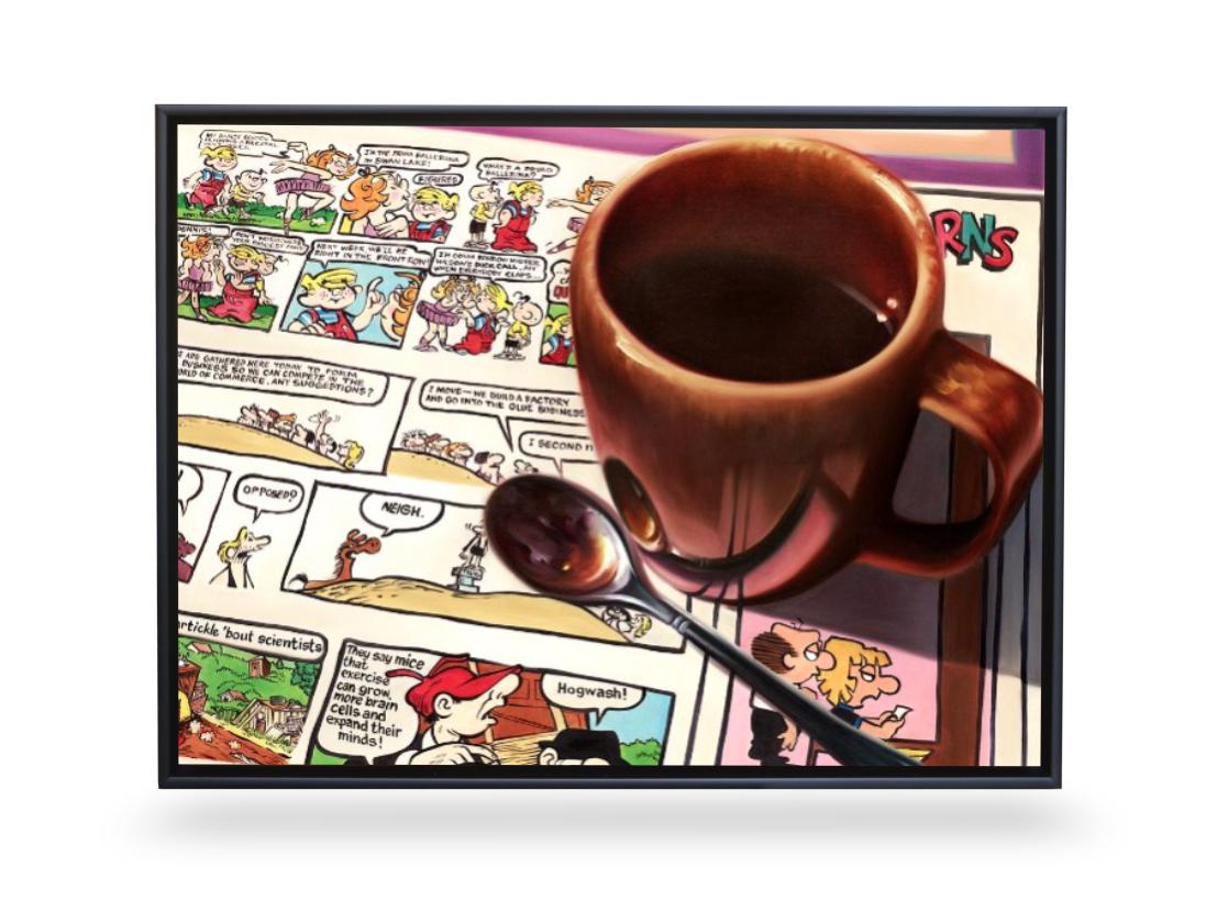 Coffee and Dennis  #26/180  - Print by Doug Bloodworth