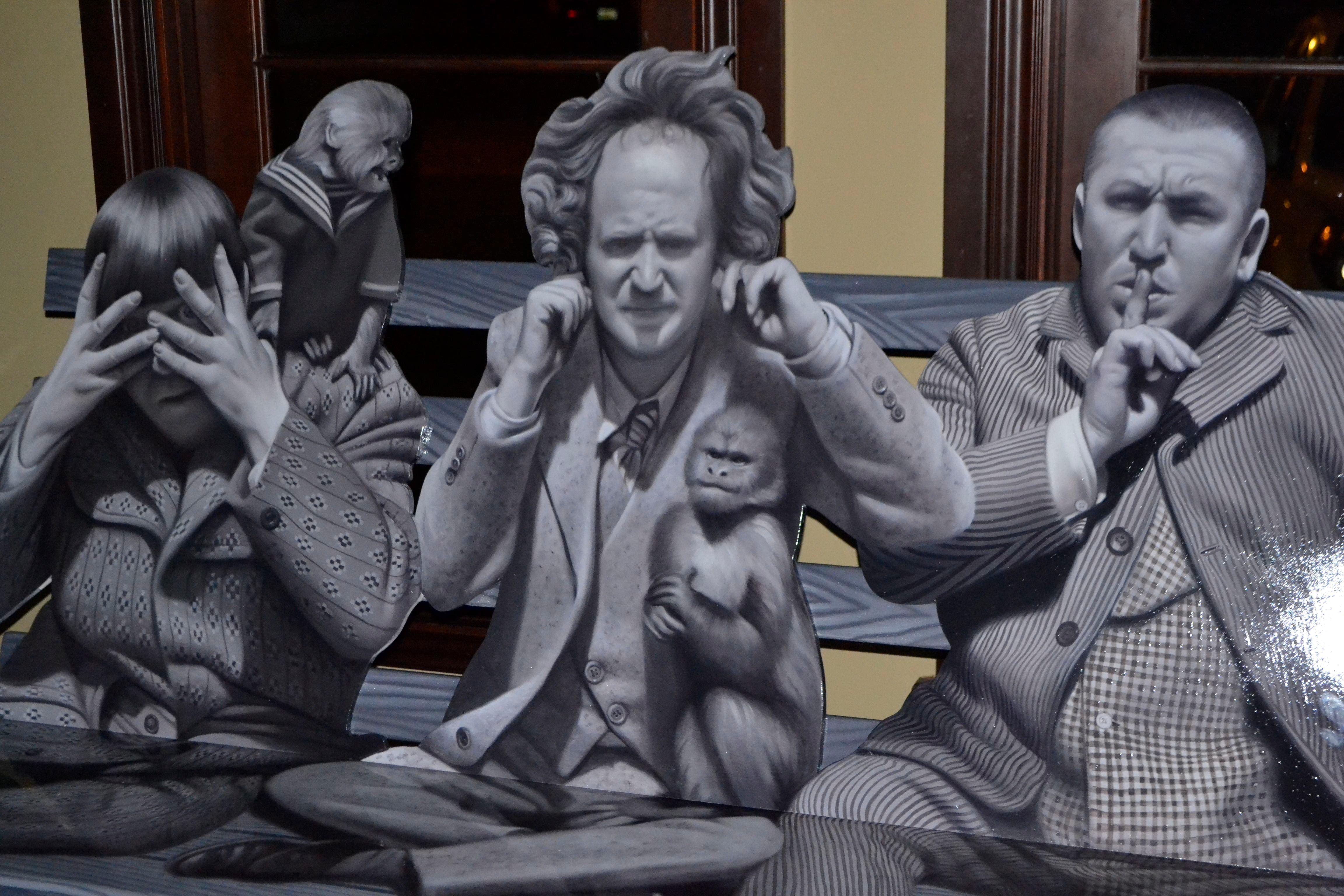 three stooges statues for sale