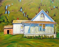 American Gothic House, Oil Painting