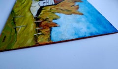 Blue Ridge Mountains Fall Colors, Oil Painting