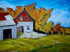 Blue Ridge Mountains Fall Colors, Oil Painting