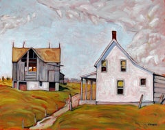 De Kalb Junction Farm, Oil Painting