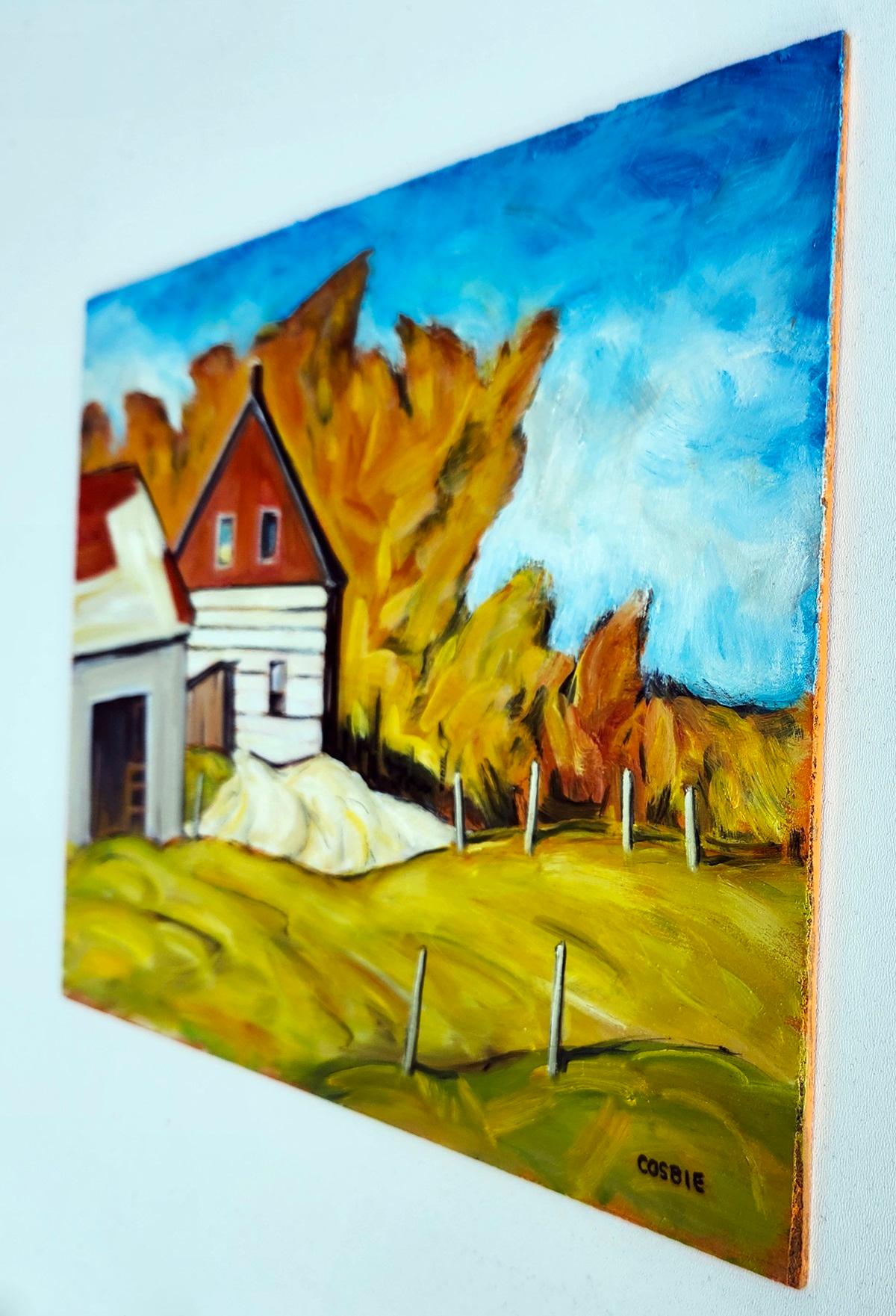 Fall Colors, Berks County, Pennsylvania, Oil Painting 1