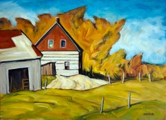 Fall Colors, Berks County, Pennsylvania, Oil Painting