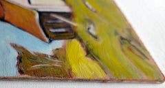 Old Log Barns near Harpers Ferry WV, Oil Painting