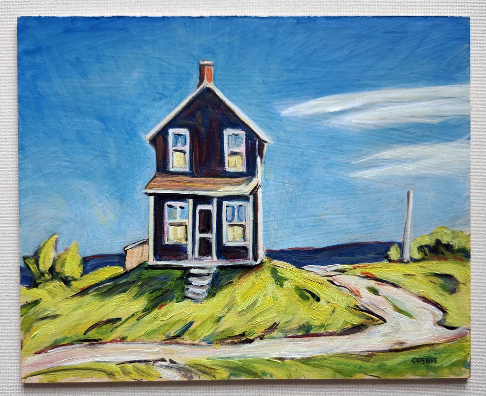 Pennsylvania Bauernhaus, Ölgemälde (Zeitgenössisch), Painting, von Doug Cosbie
