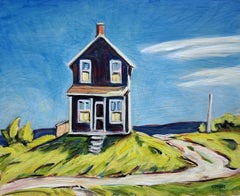 Ferme de Pennsylvanie, peinture à l'huile