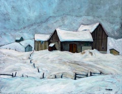 Snow-Bound, Oil Painting