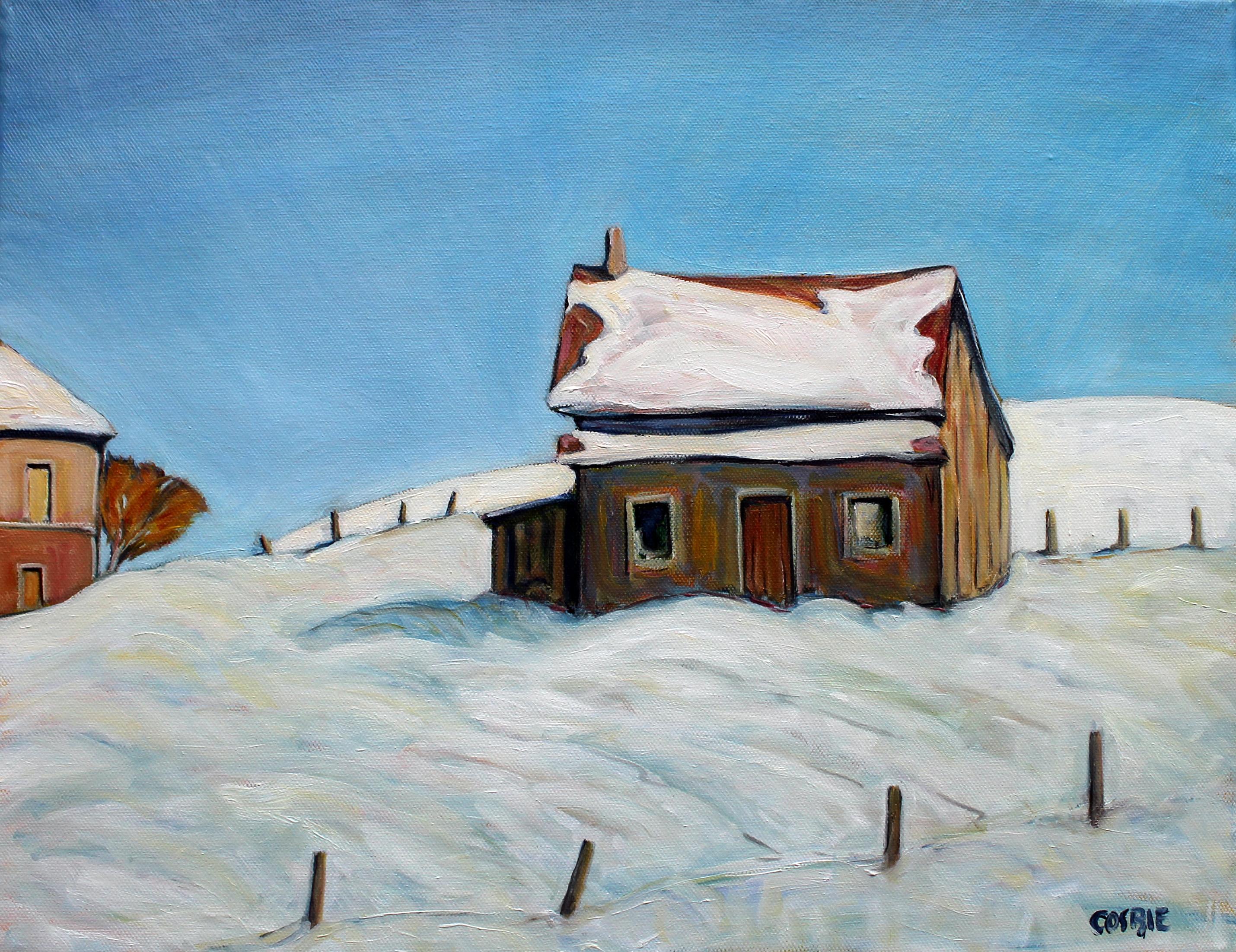 Interior Painting de Doug Cosbie - Cinturón de nieve, Condado de San Lorenzo, Nueva York, Pintura al óleo