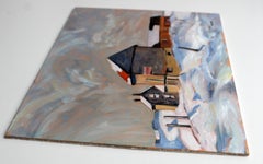 Winter Light, St Lawrence County, New York, Oil Painting