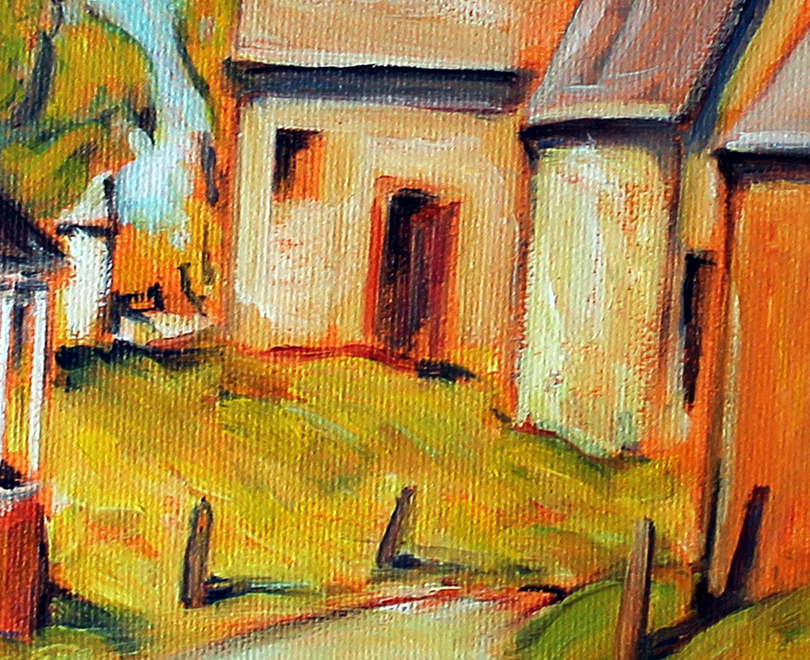 Wright Street, Sterling Ontario, Oil Painting For Sale 1