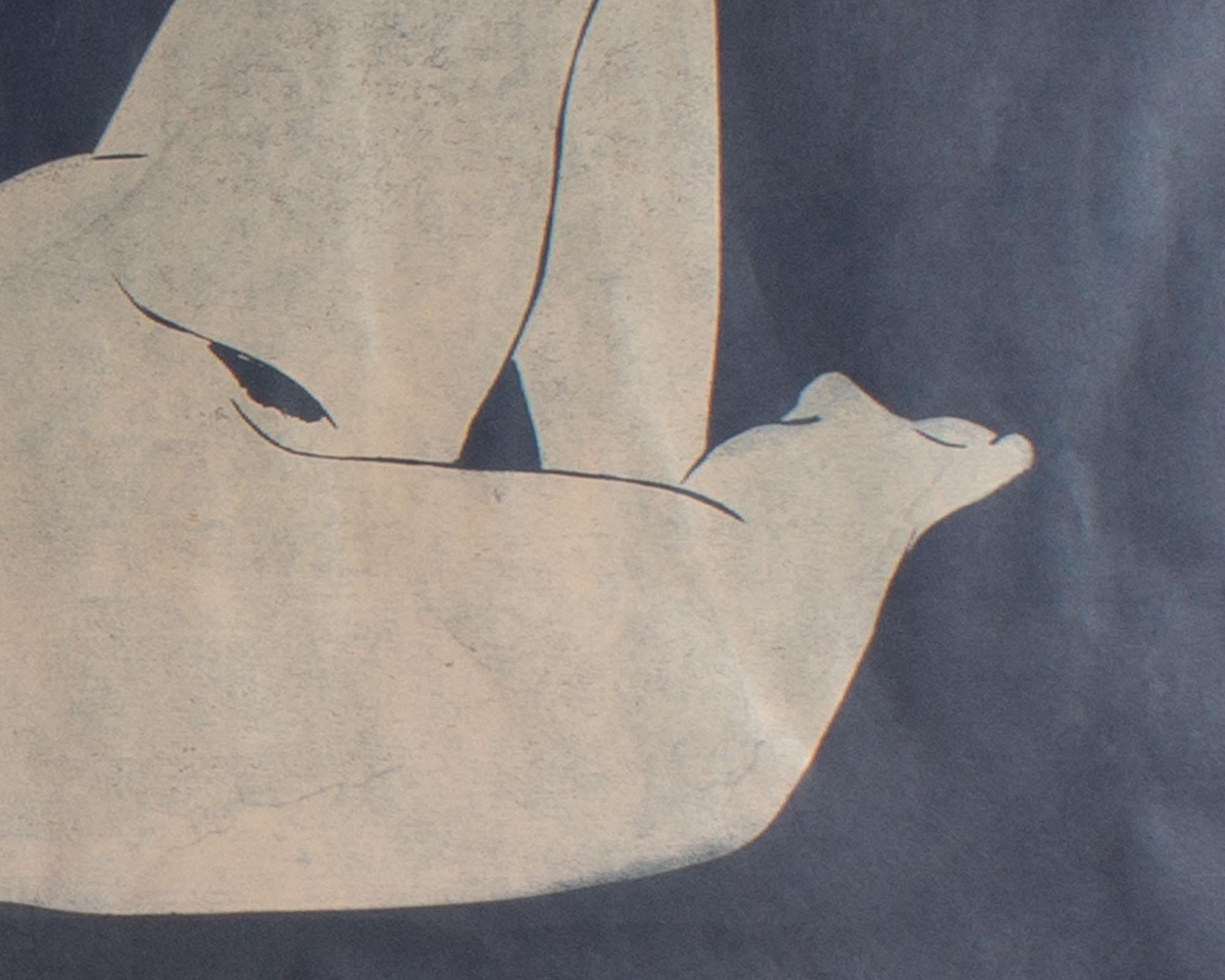 20th Century Doug DeLind Signed “Nude” Limited Edition Relief Print For Sale