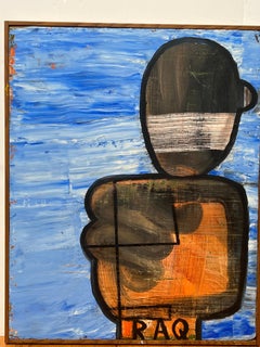 "Irak" Oil Painting on Board by Doug Edge