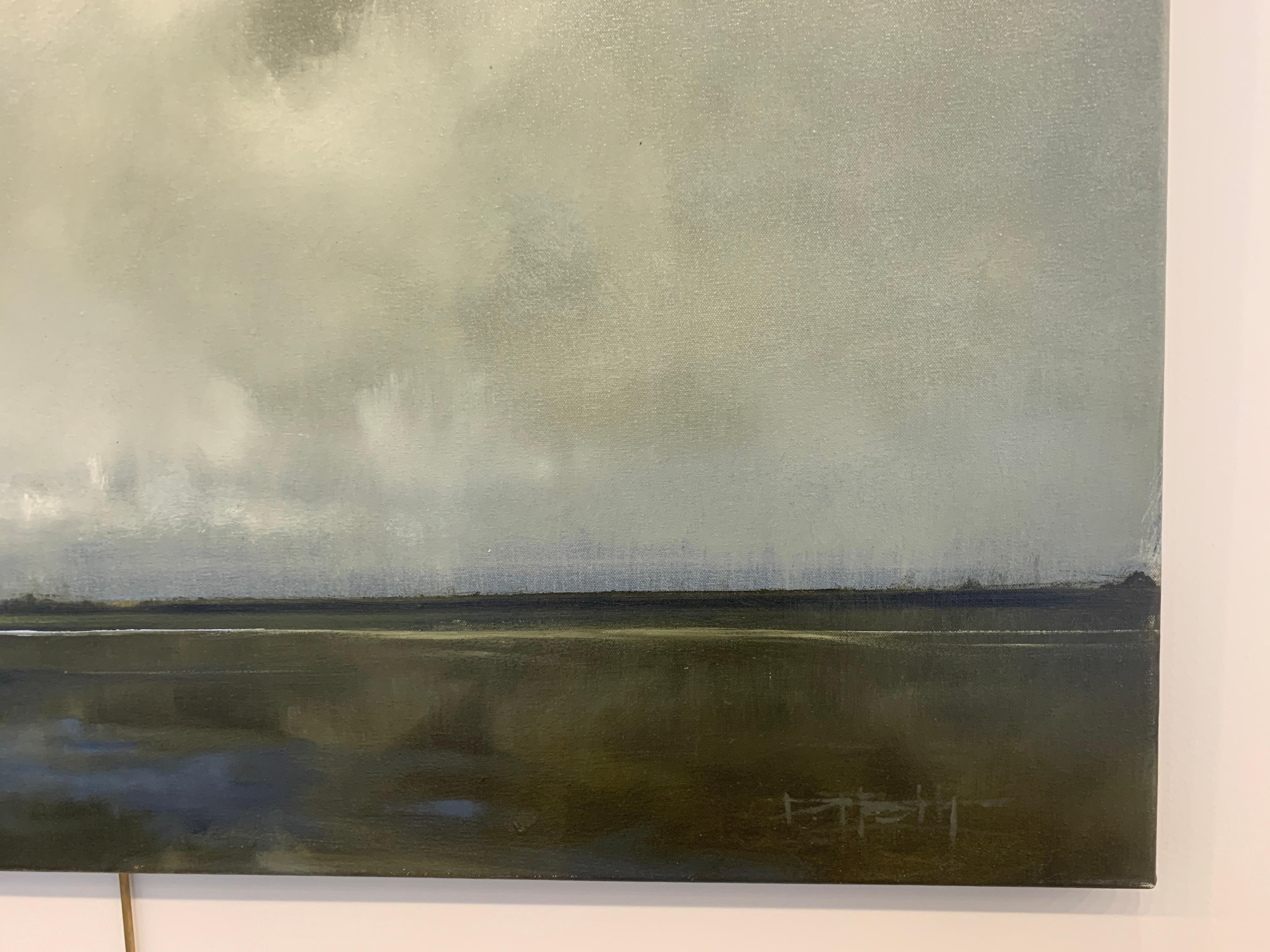 Answer and Origin by Doug Foltz, Square Oil on Canvas Landscape 2