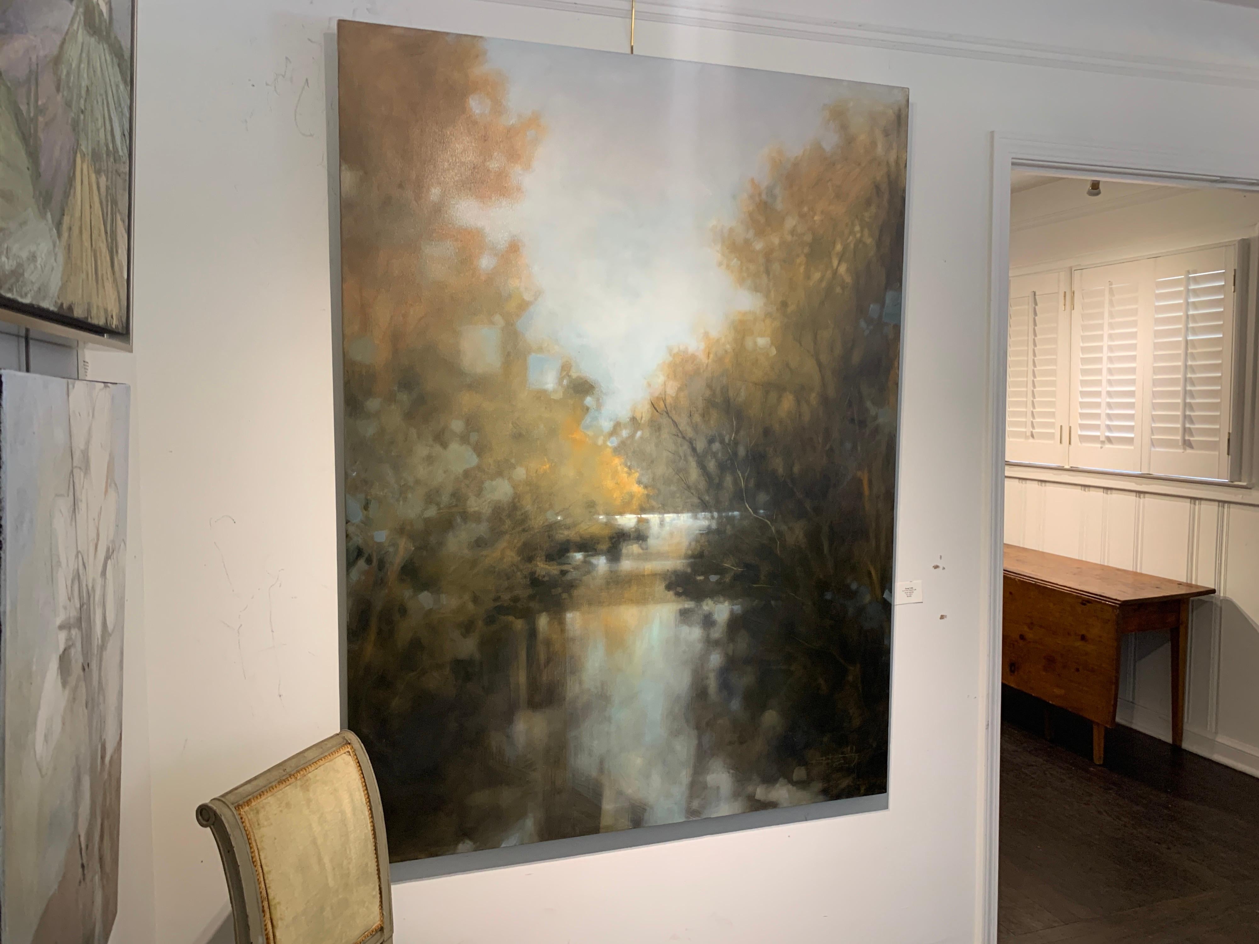 As is You Never Left by Doug Foltz, Large Vertical Contemporary Landscape 4