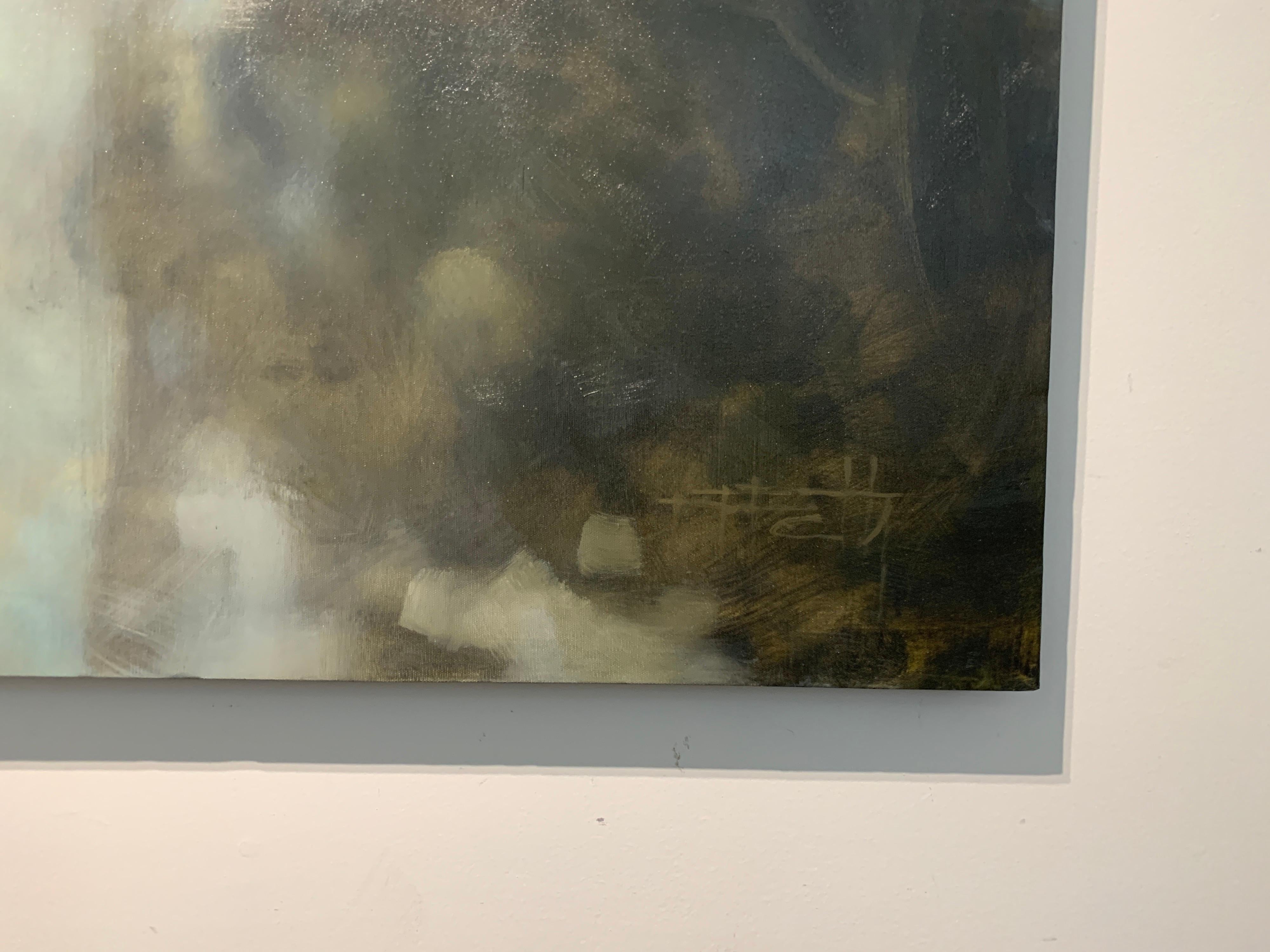 As is You Never Left by Doug Foltz, Large Vertical Contemporary Landscape 5