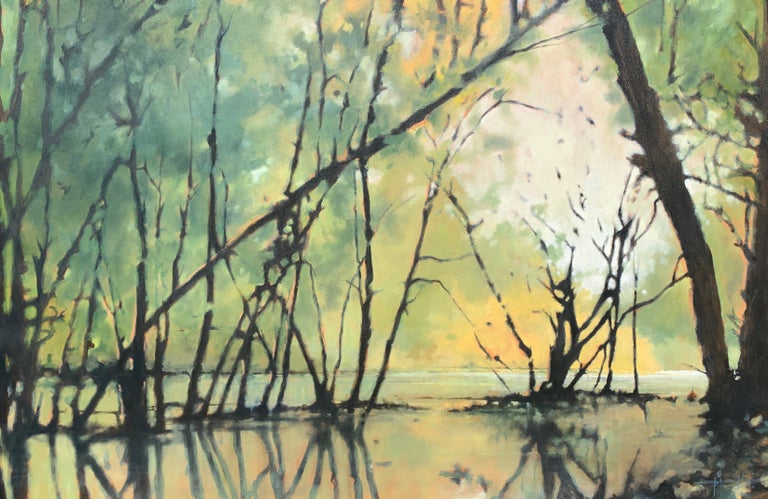 Doug Foltz Cloister Large Horizontal Contemporary Landscape
