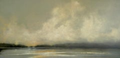 Reversing Course by Doug Foltz Oil on Canvas Horizontal Lake Landscape