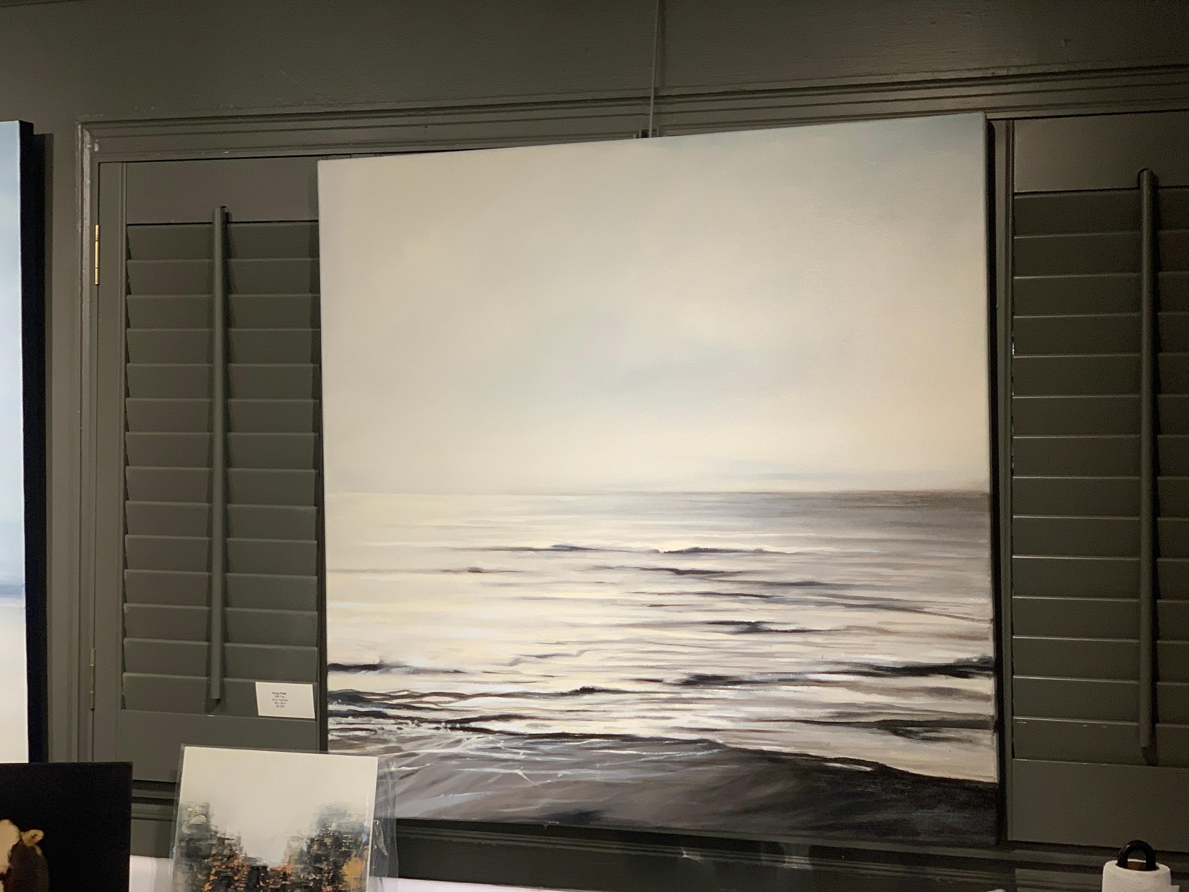 Still Too by Doug Foltz, Large Square Contemporary Seascape 2
