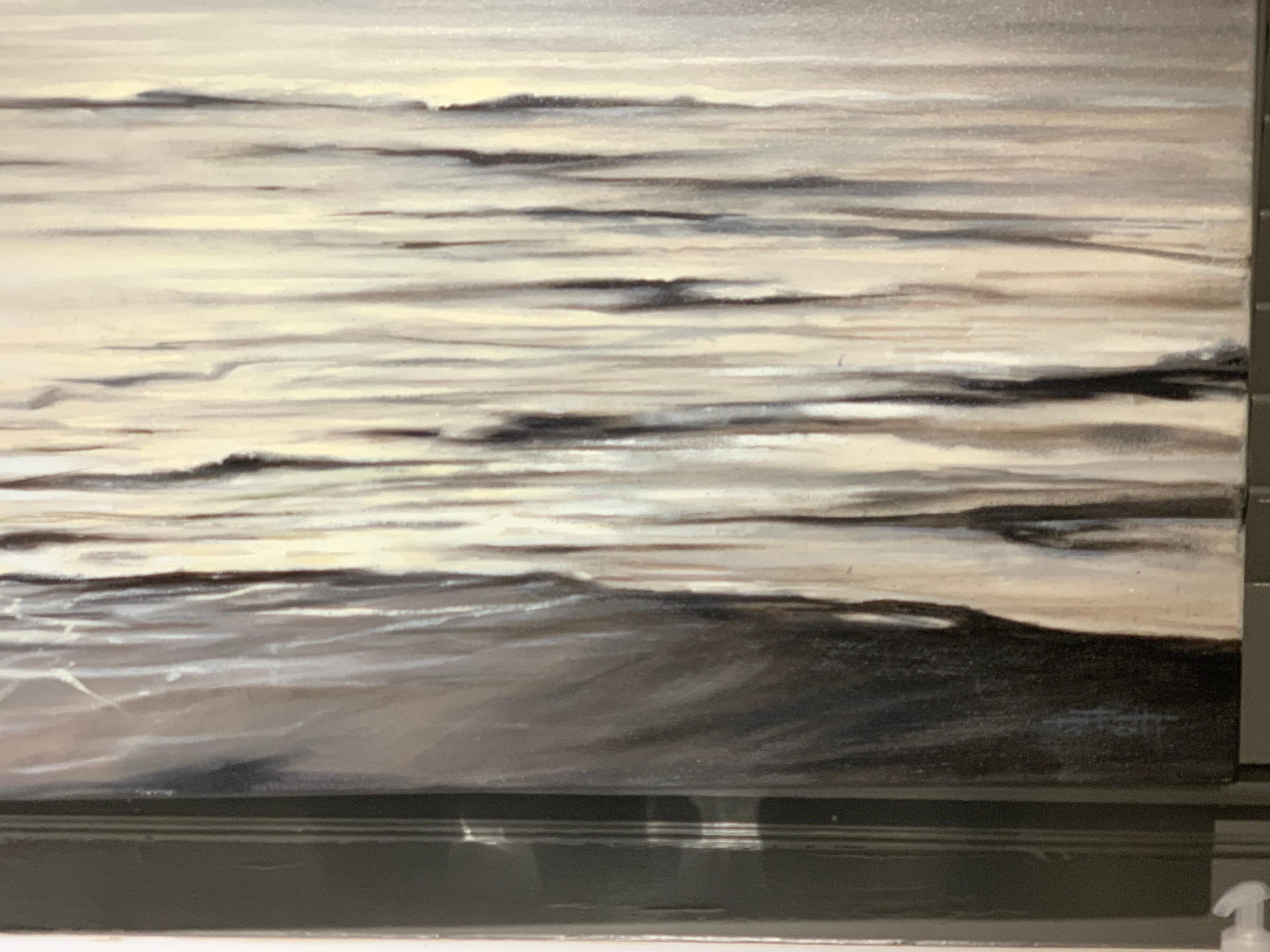 Still Too by Doug Foltz, Large Square Contemporary Seascape 3