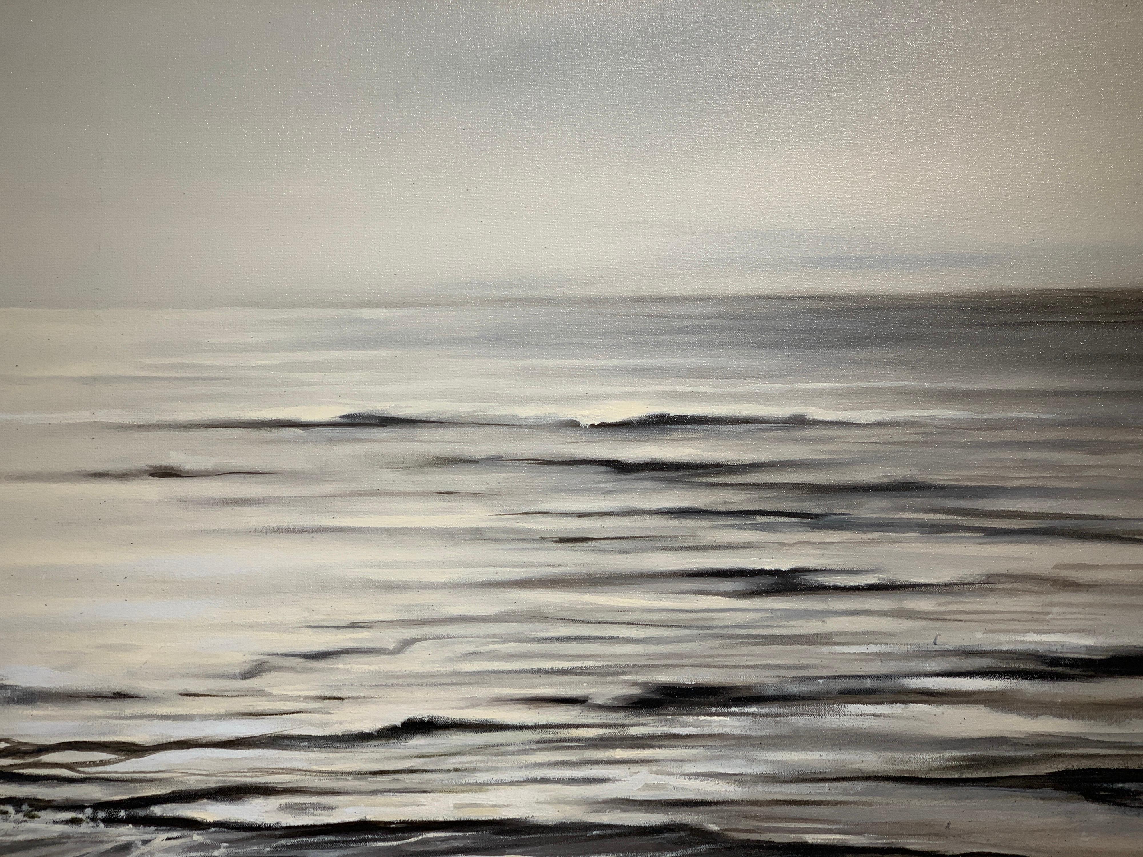 Still Too by Doug Foltz, Large Square Contemporary Seascape 4