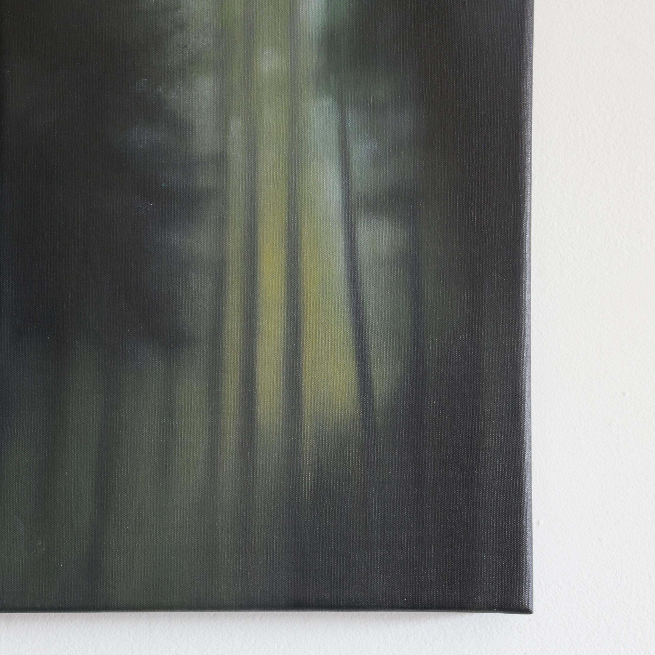 NIGHT FALL- DARK (doré) - Moderne Painting par Doug Freed