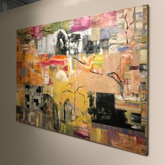 "Crossland Puzzle"  Abstract Oil Painting