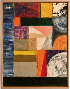 "Il diario di viaggio di Ingrid"  Pittura ad olio astratta